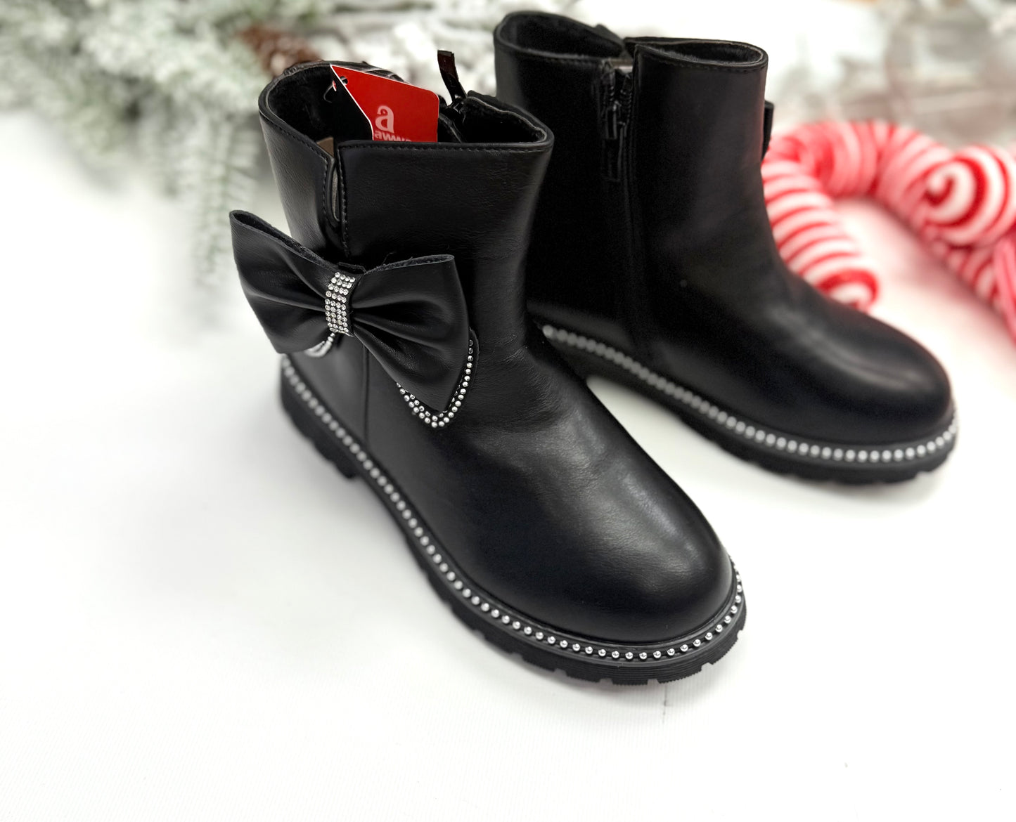 Bow winter boots