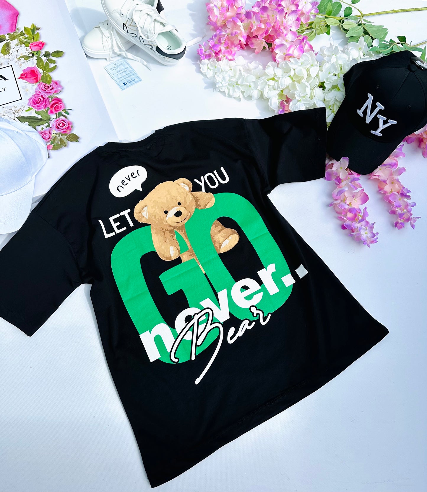 Black oversize t shirt