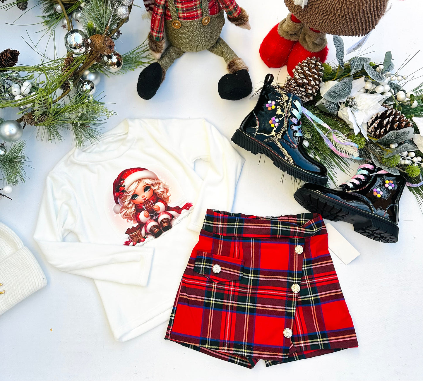 Tartan skorts
