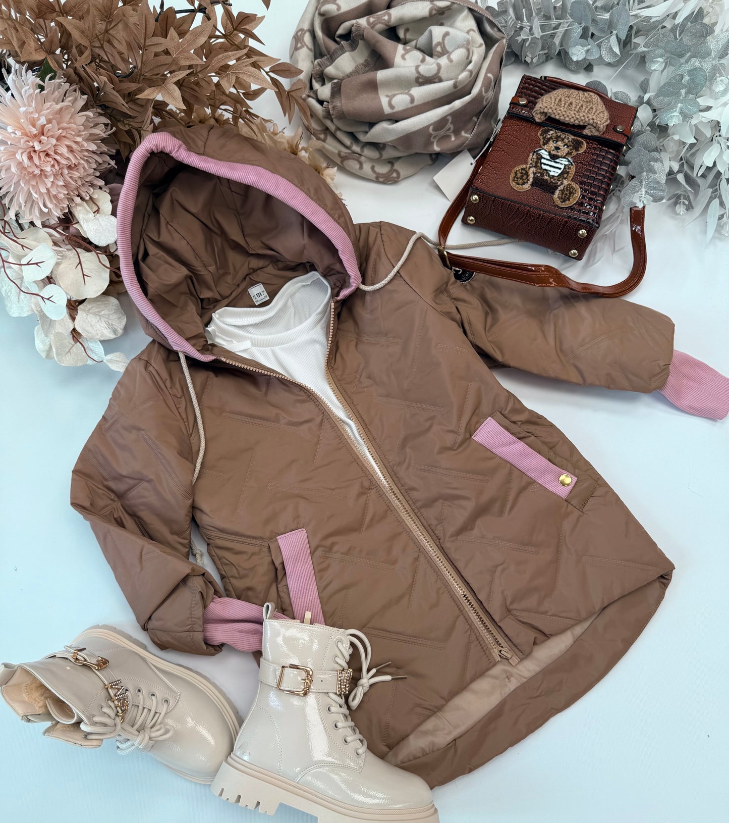 Chocolate autumn jacket