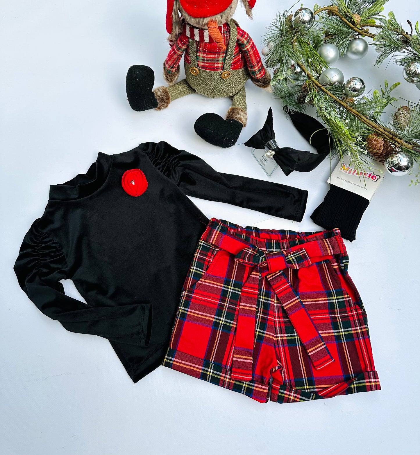 Tartan shorts