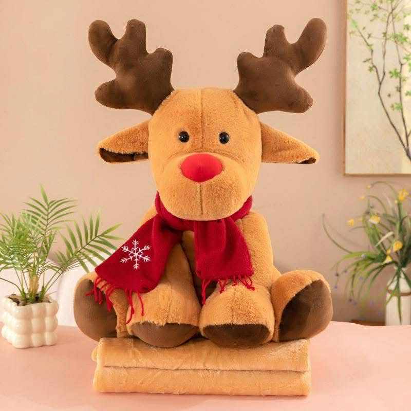2 in1 REINDEER with blanket
