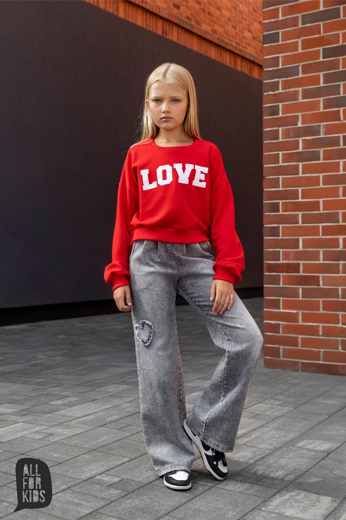 Red LOVE sweatshirt