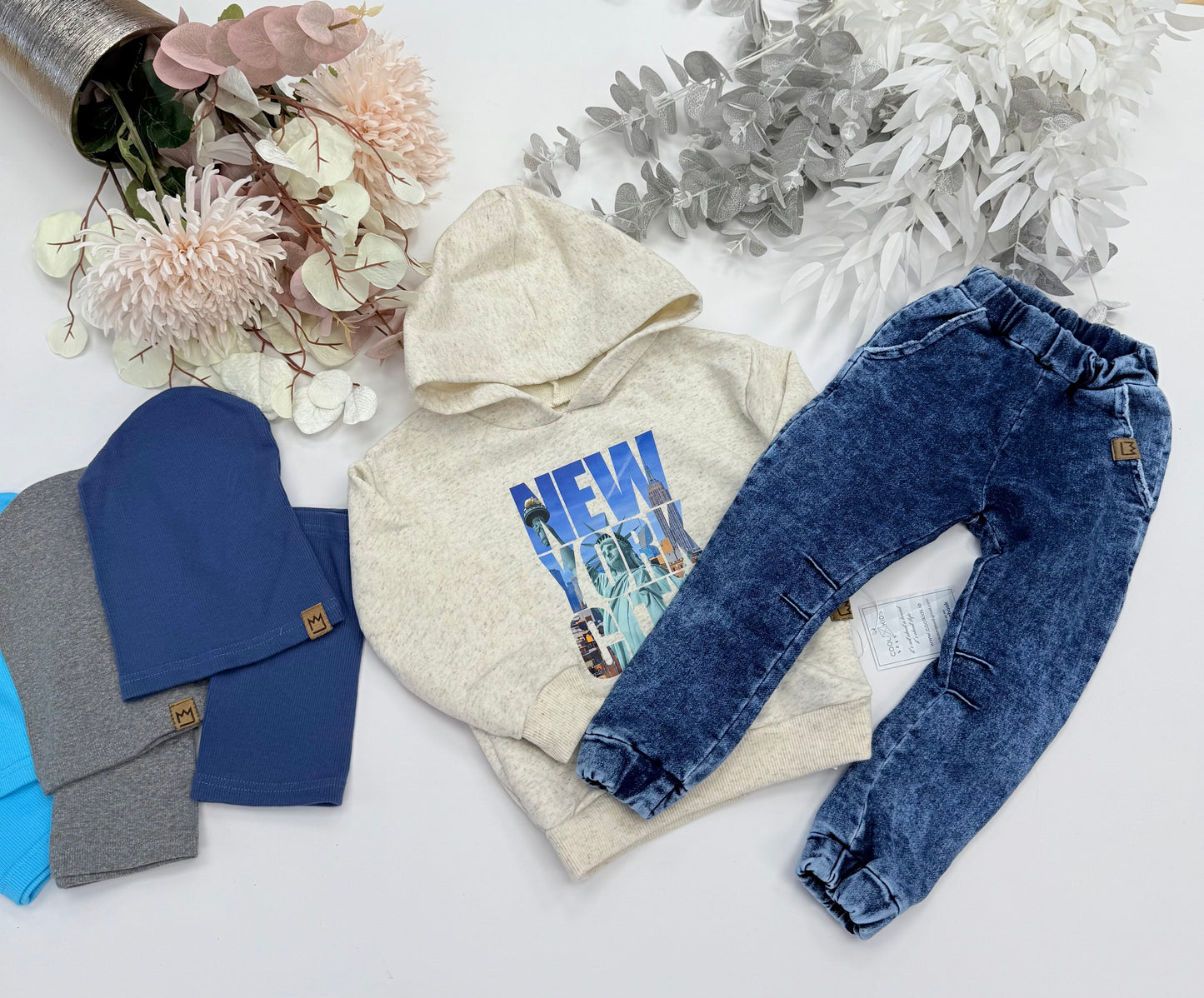 Soft denim pants