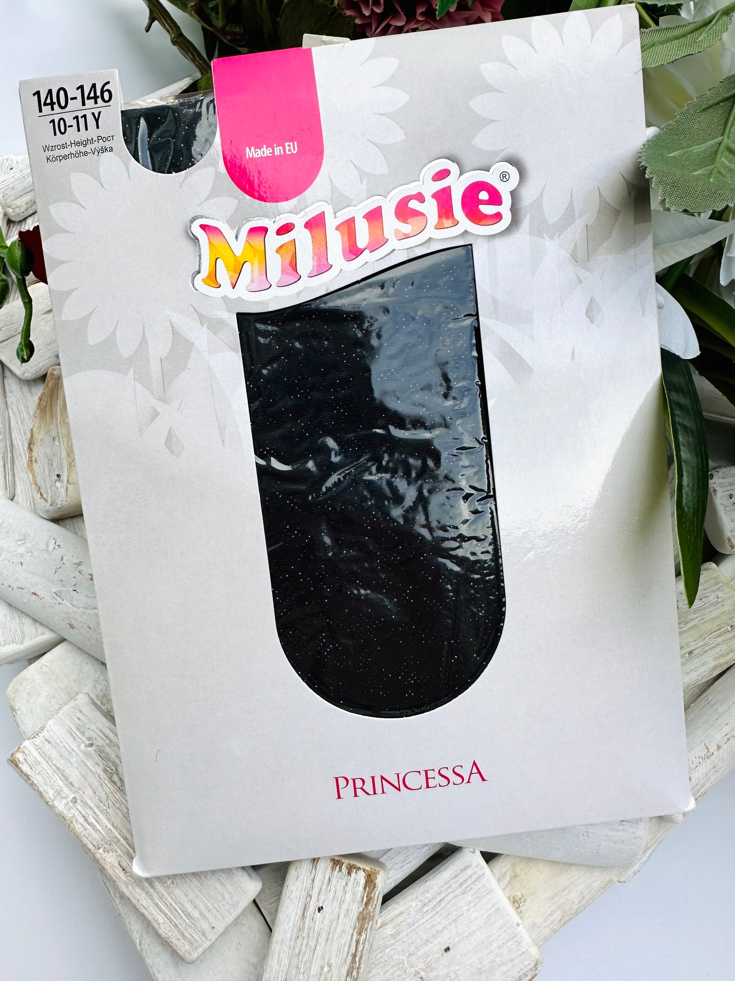 Black sparkle tights