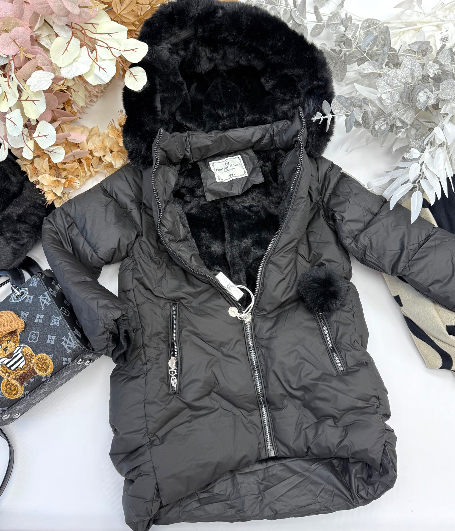 Black winter jacket