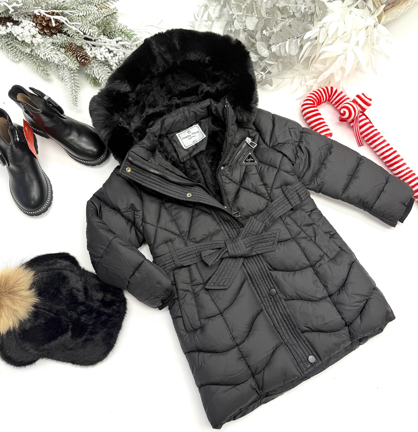 Black winter jacket