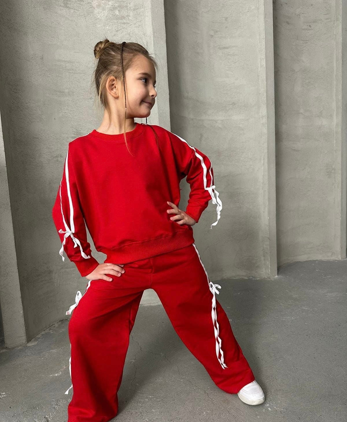 Red tracksuit