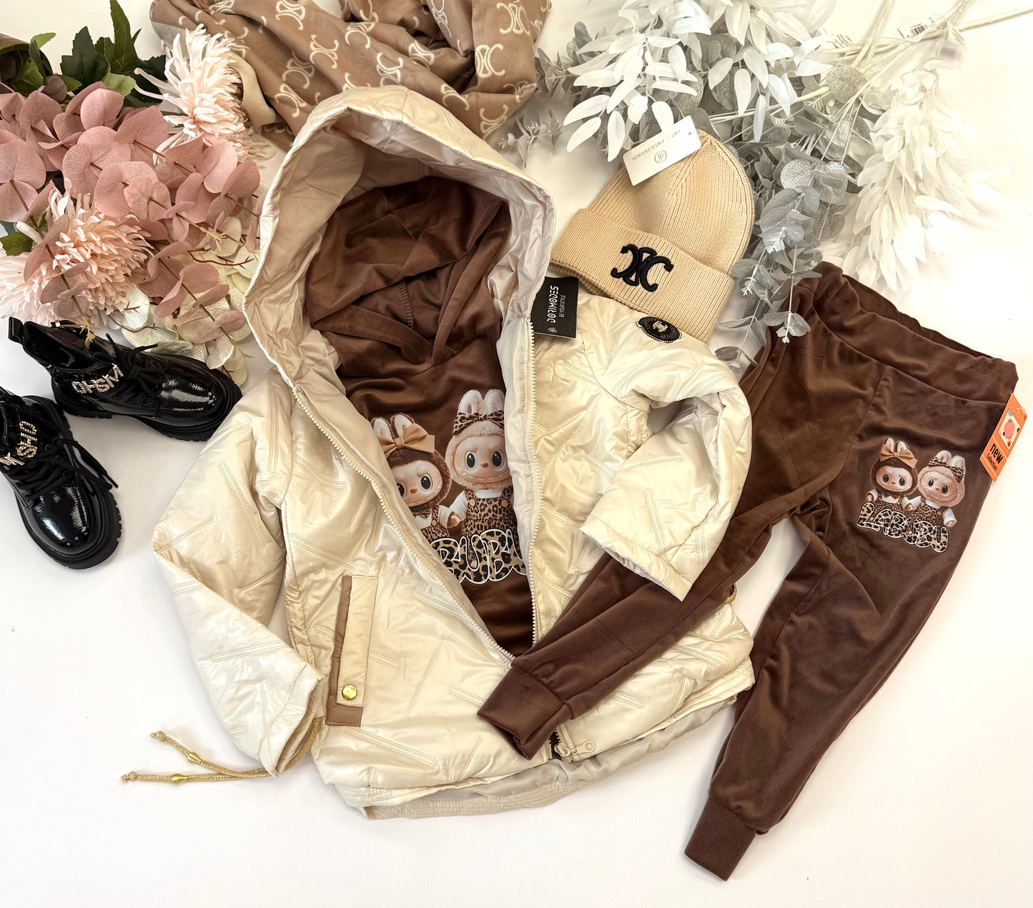 Beige autum jacket