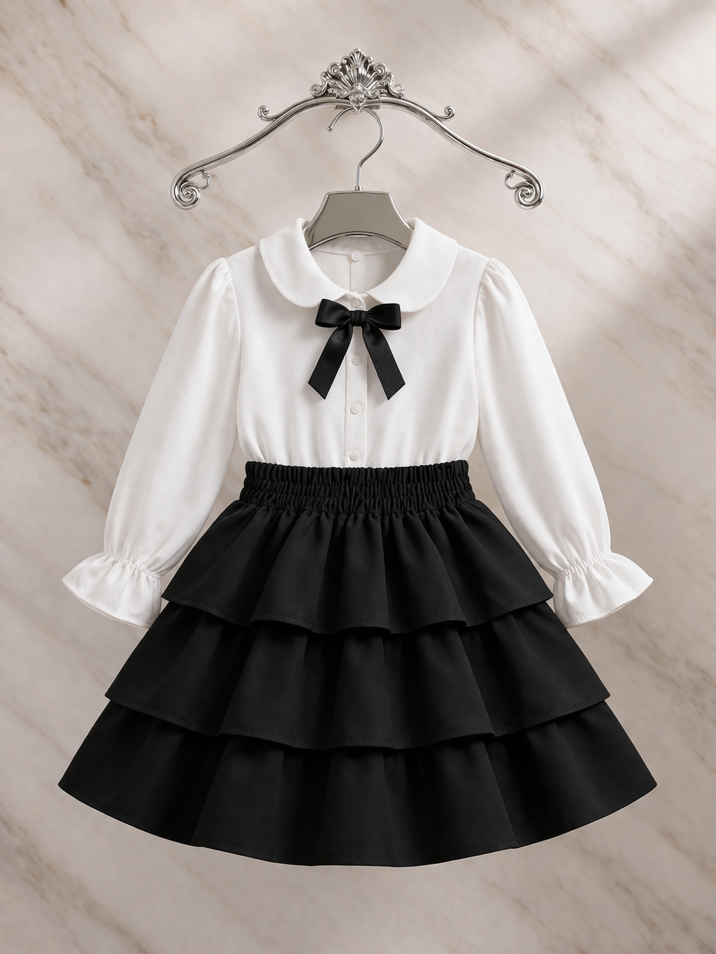 Black and white dress