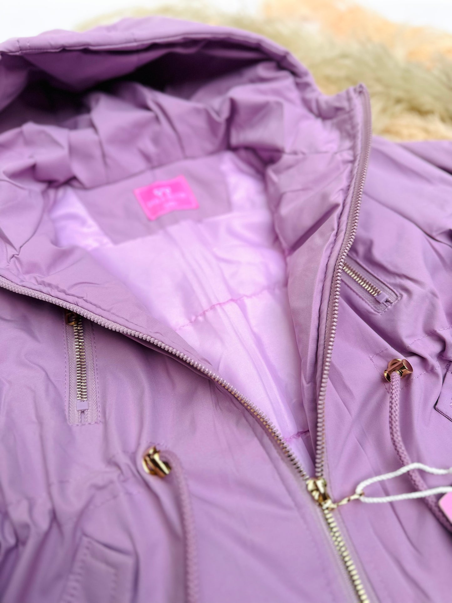 Lilac pink spring jacket ( waterproof )