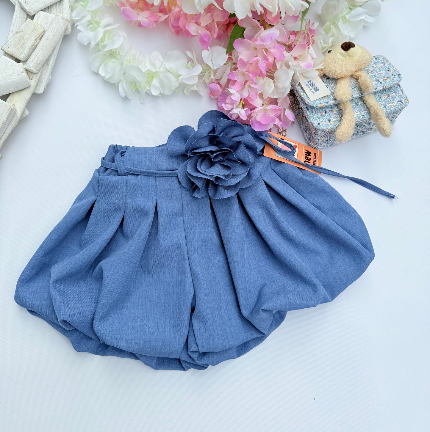 Denim shorts
