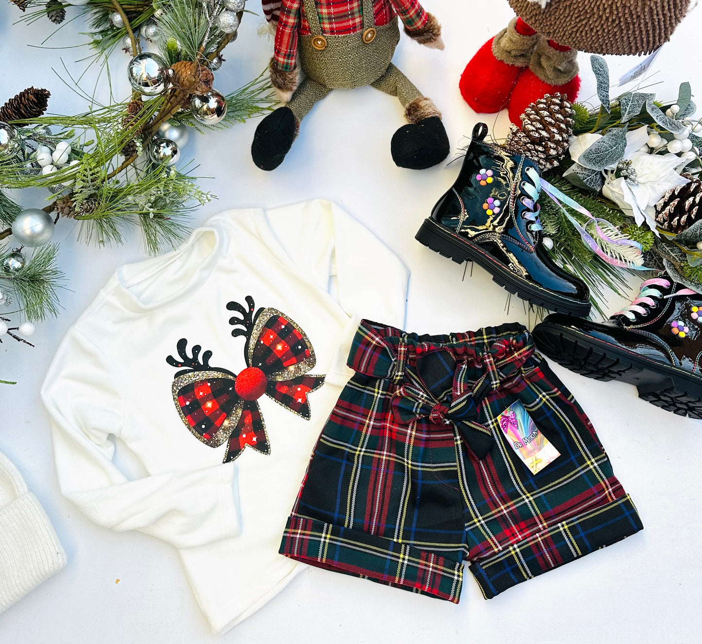 Checked shorts