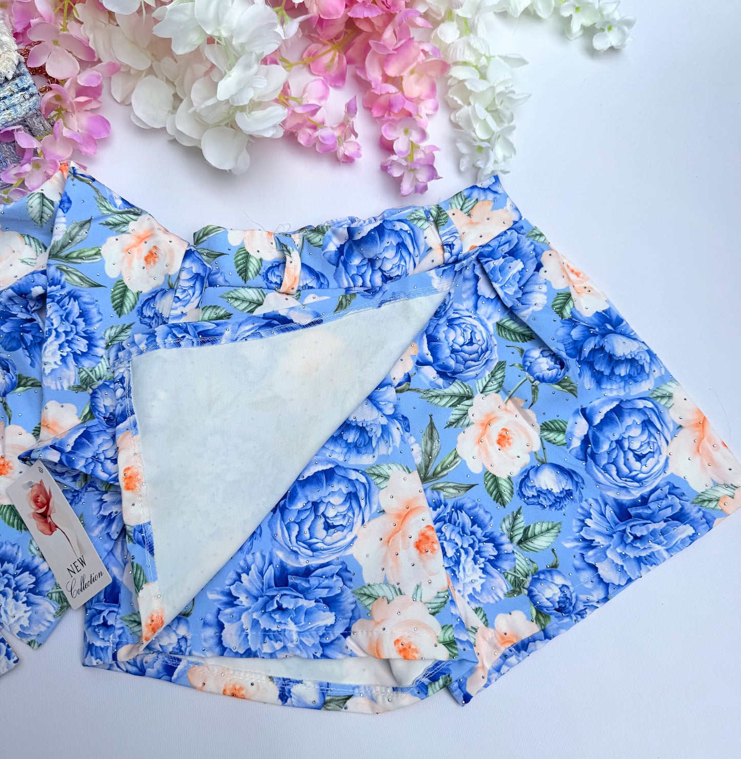 Blue sparkle set