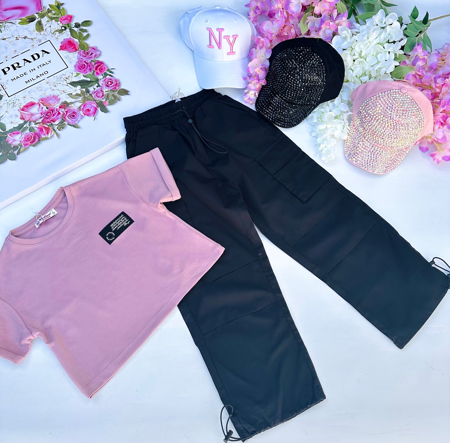 Pink short top