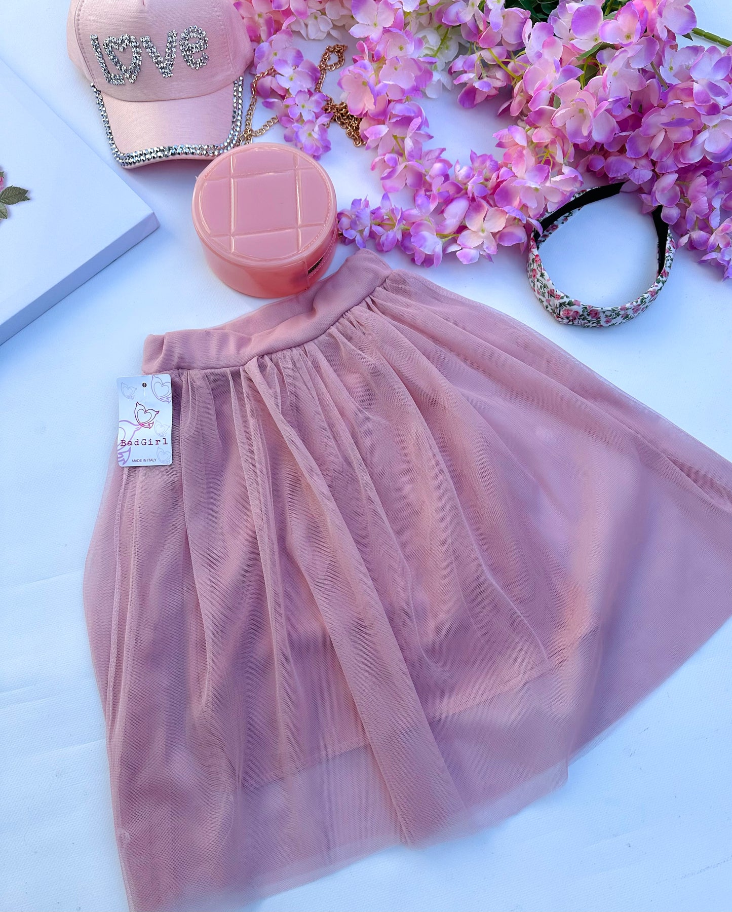 Pink skirt