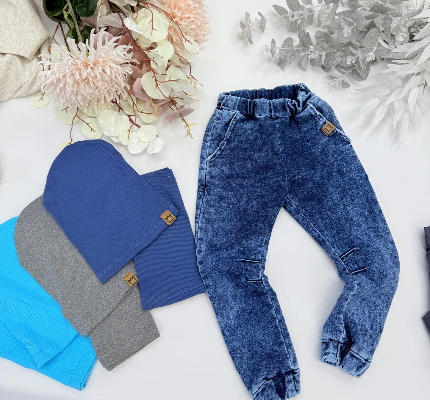 Soft denim pants