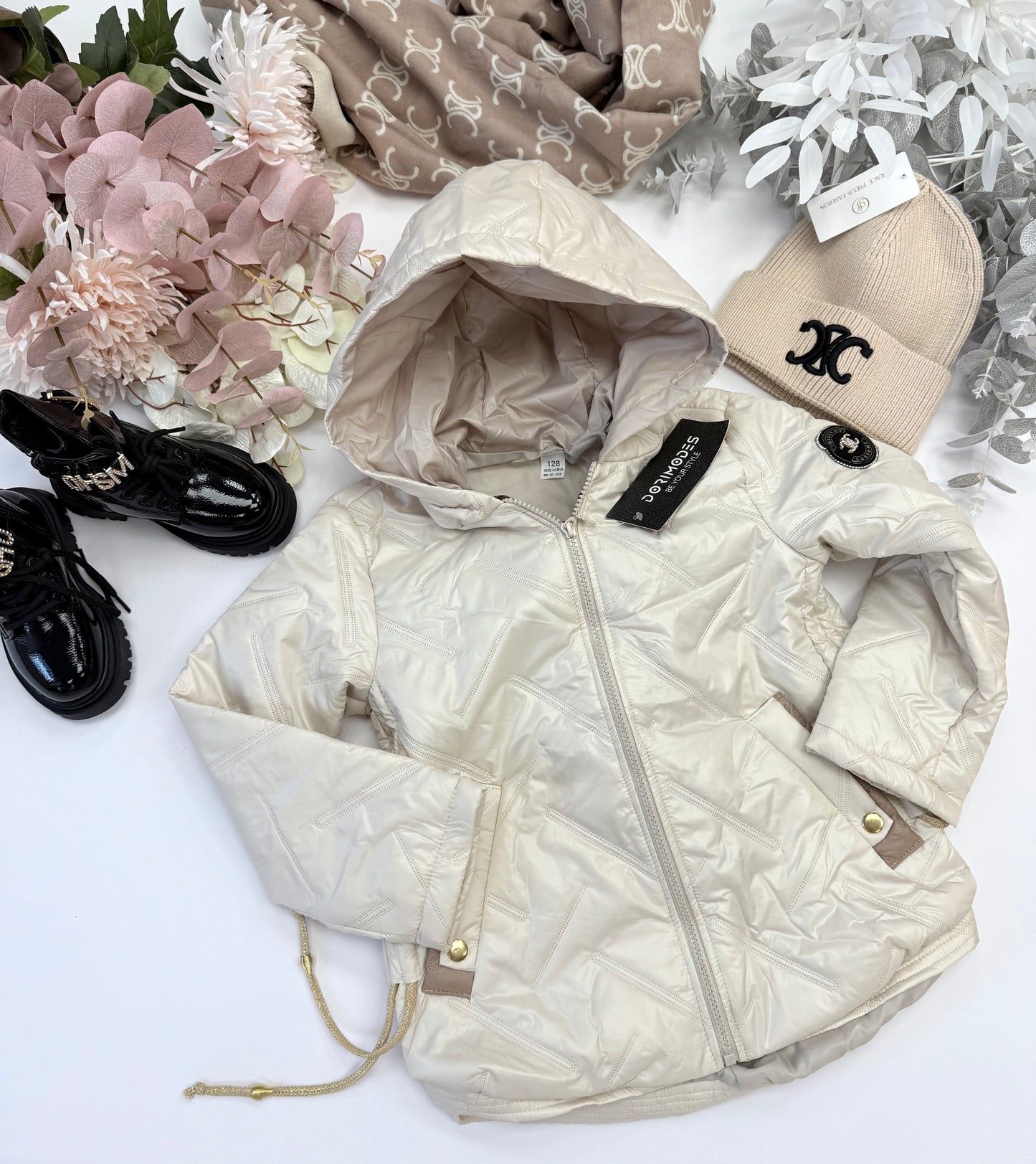 Beige autum jacket