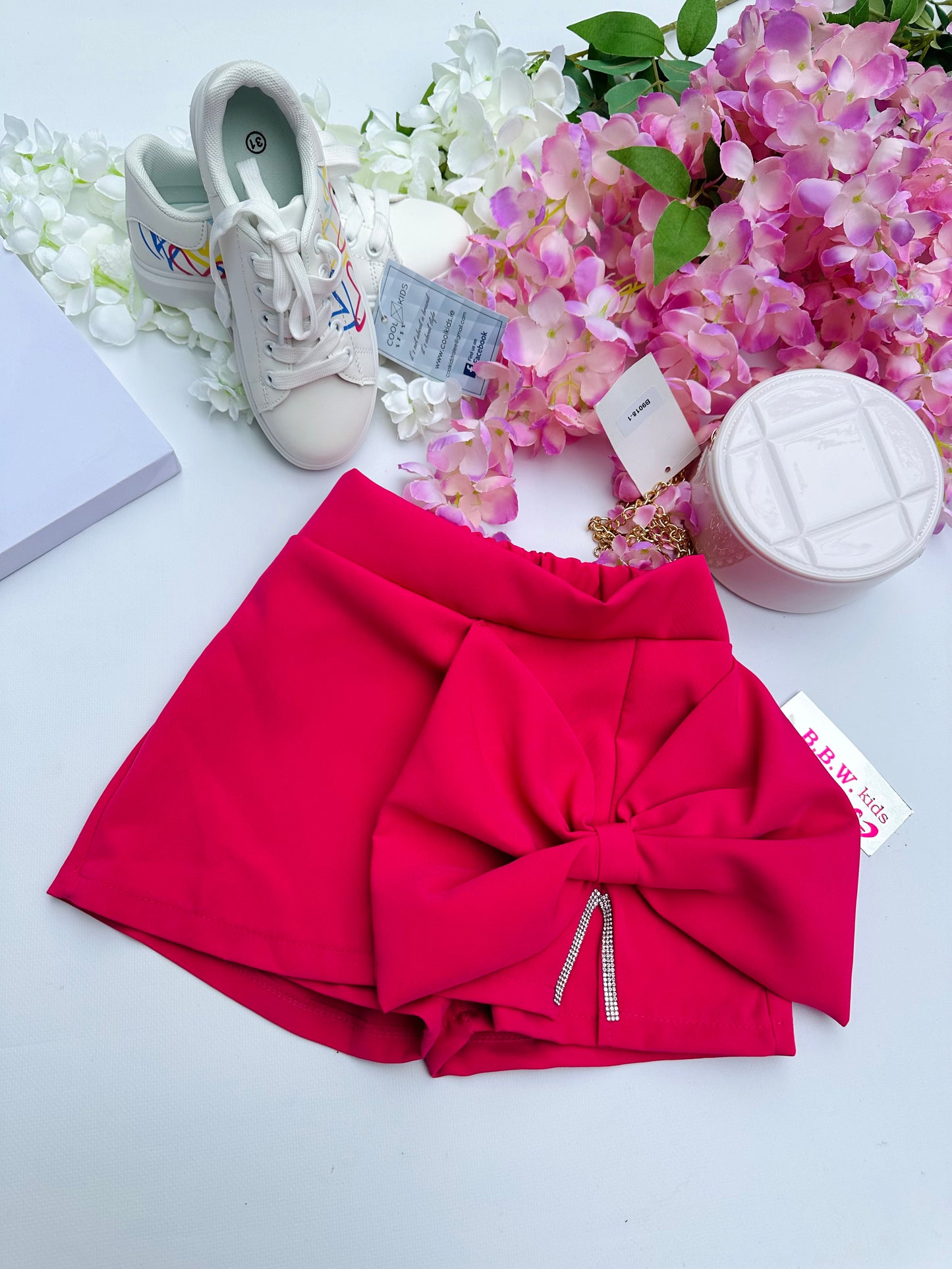 Pink skorts