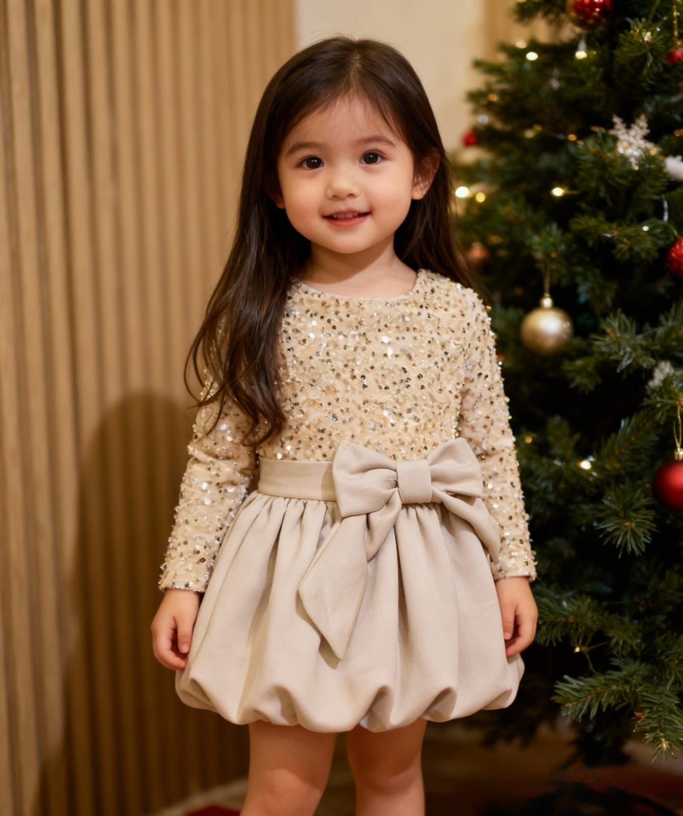 Gold sparkle dress