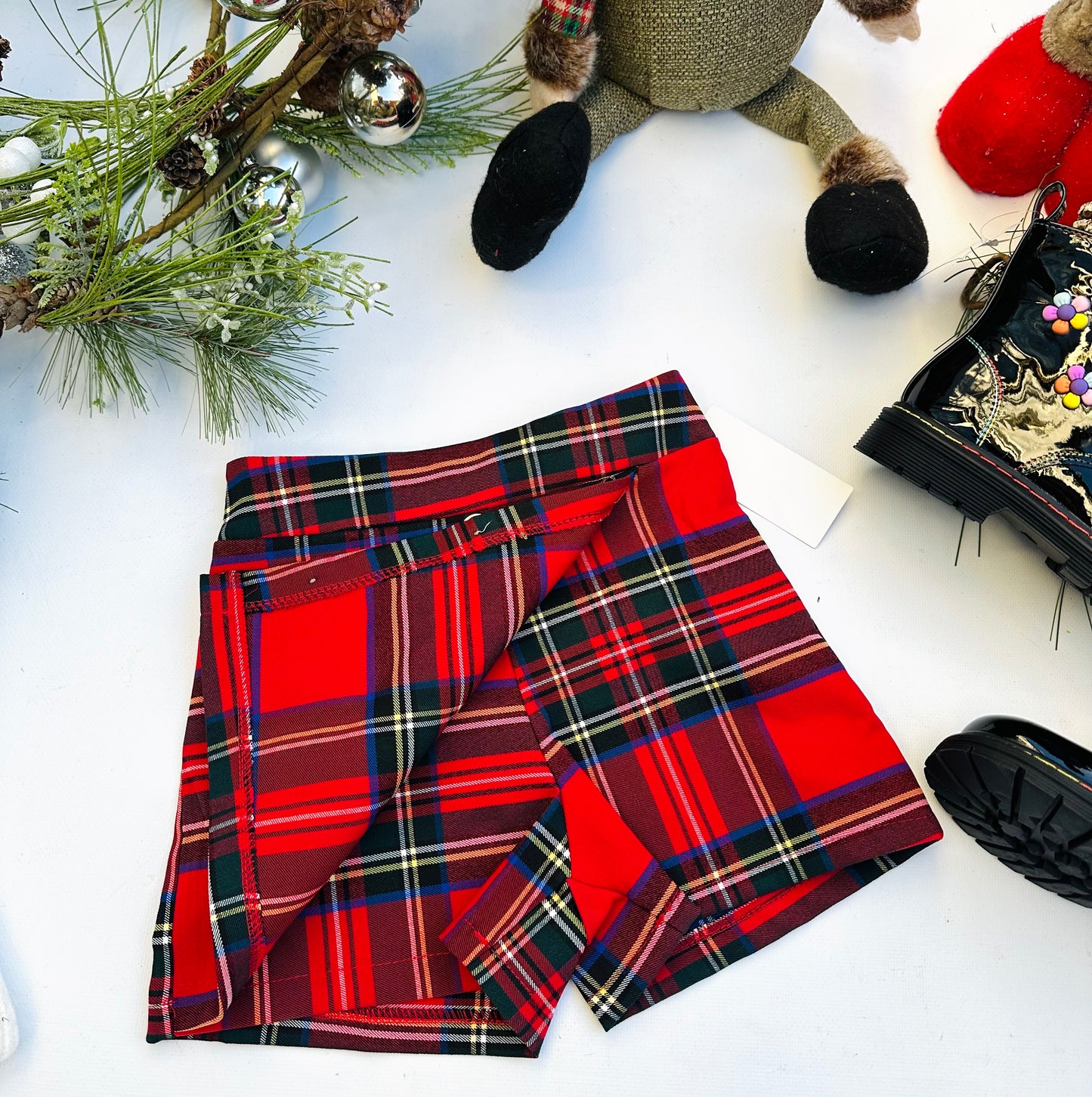 Tartan skorts