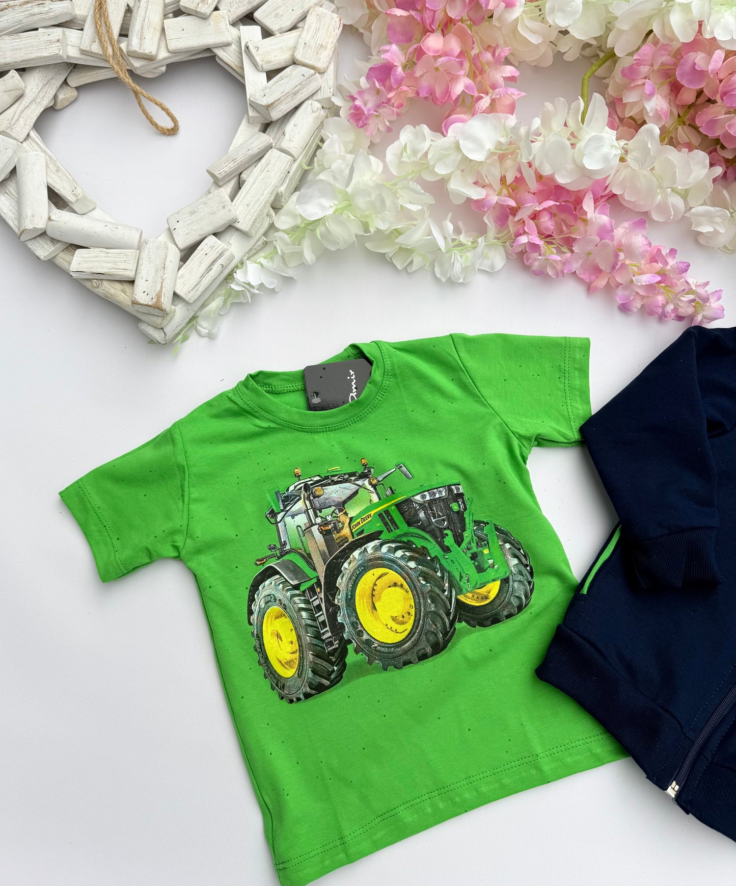 Green tractor t shirt