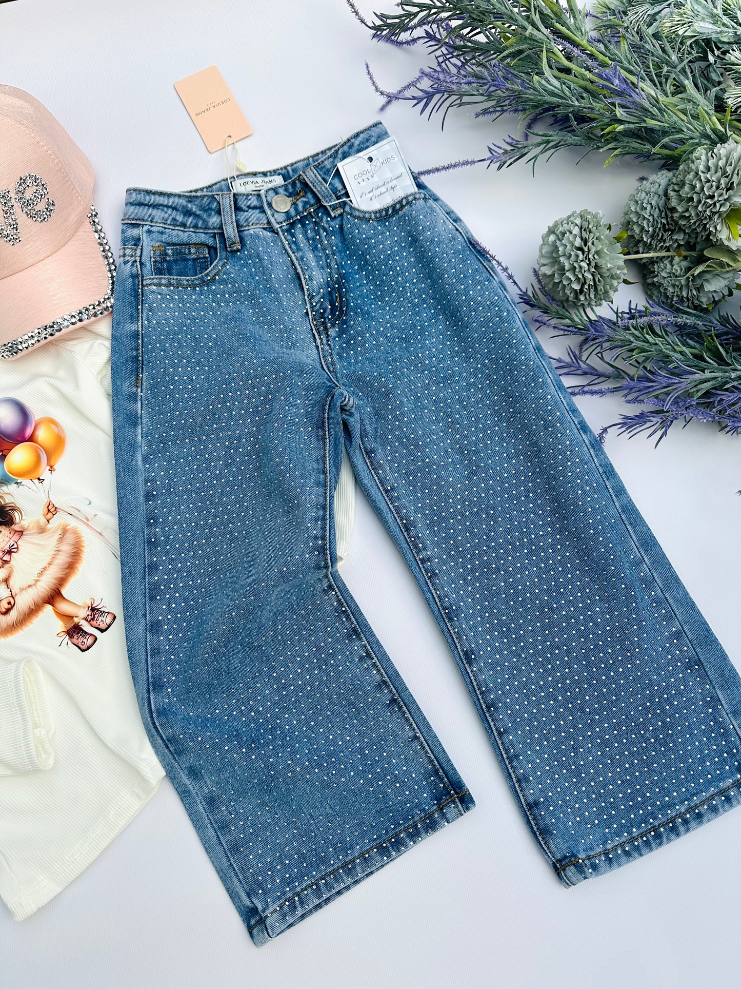 Sparkle boyfriend style jeans