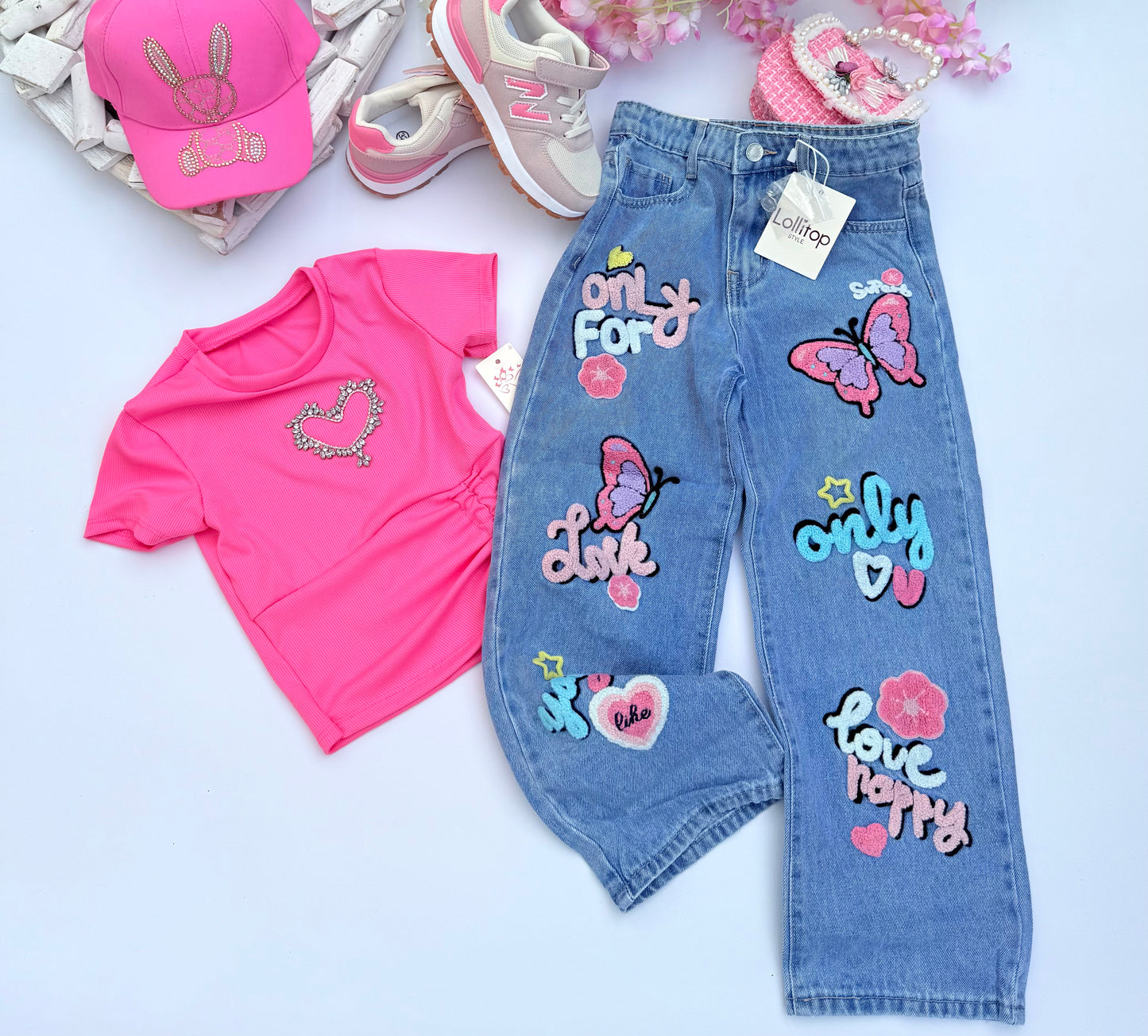 Pink heart top
