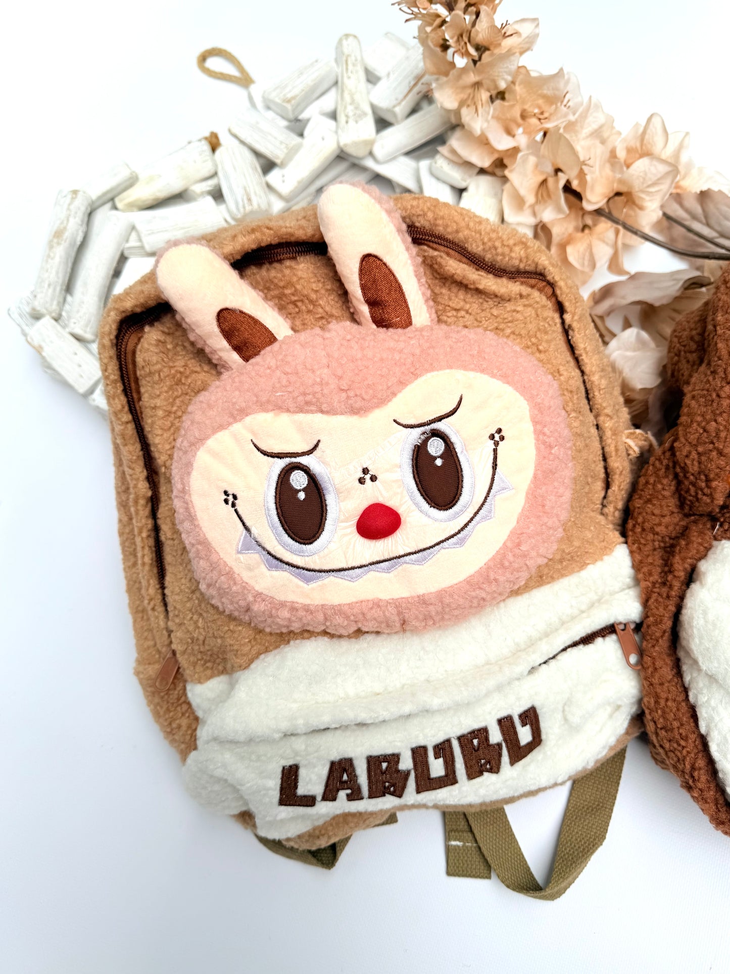 Fluffy backpack