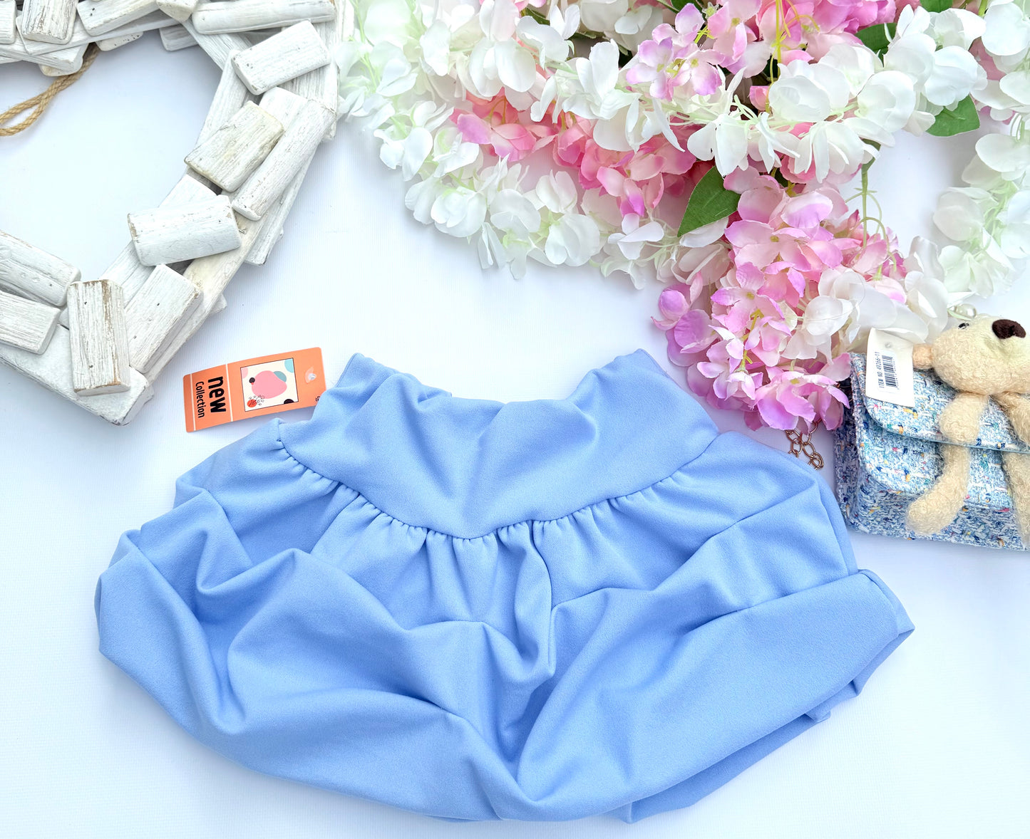 Blue skirt