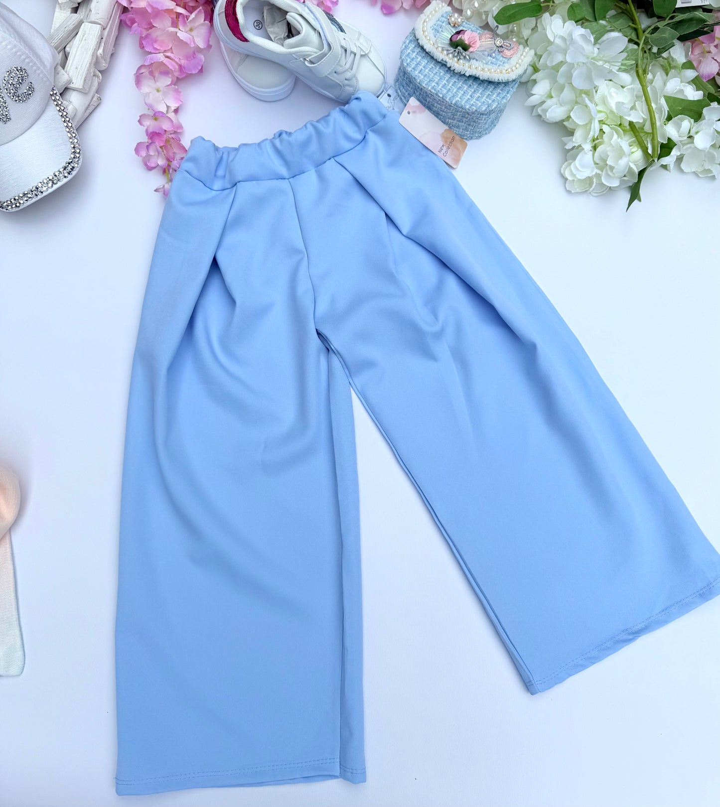 Blue Wild leg pants