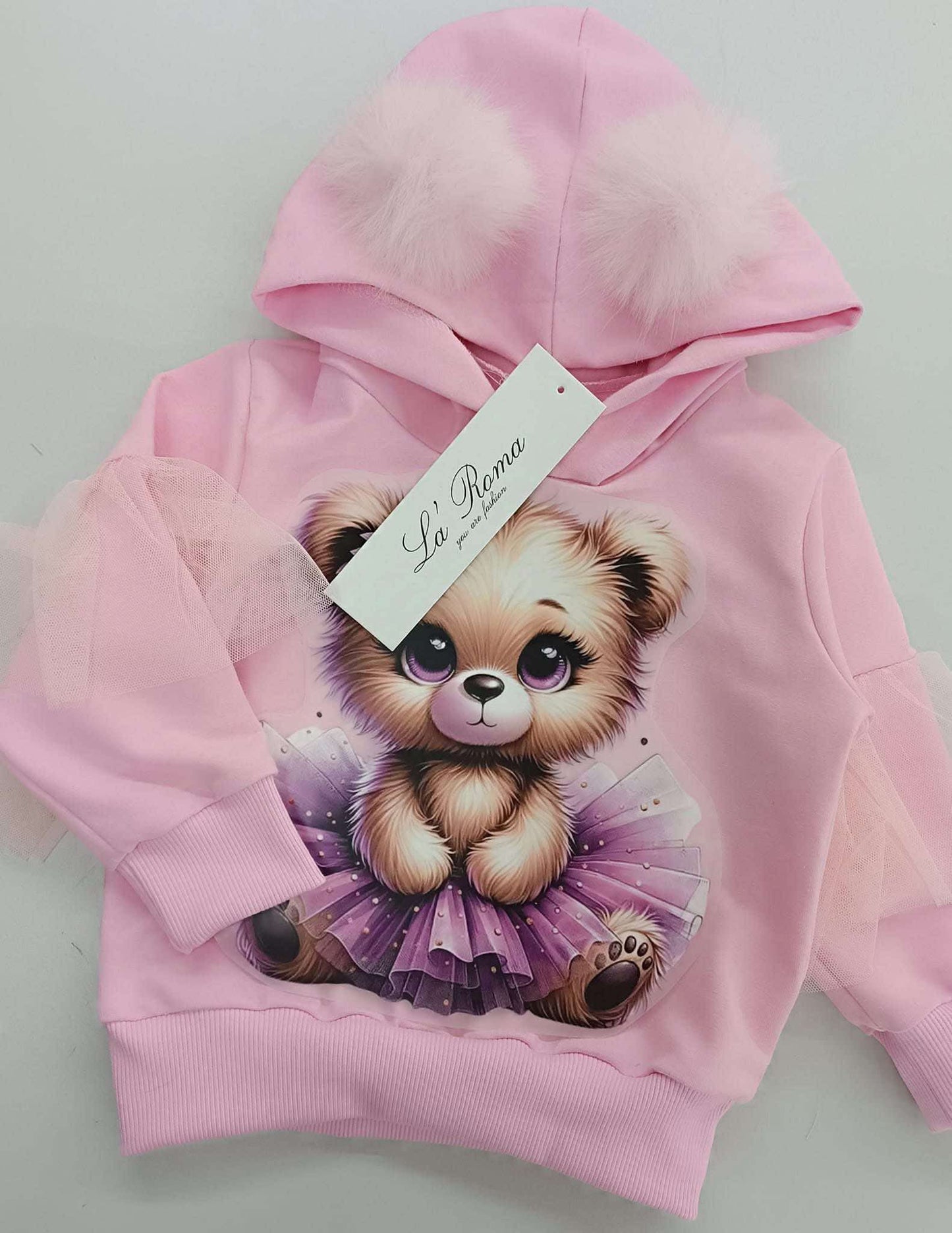 Pink Teddy hoodie
