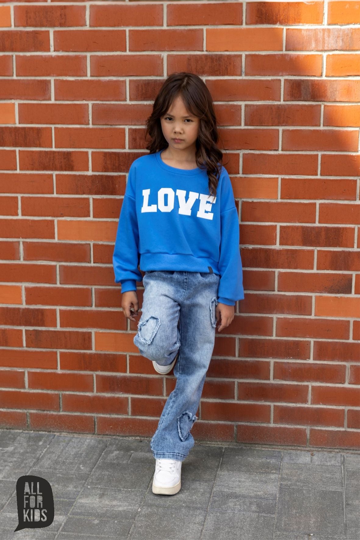 Blue LOVE sweatshirt