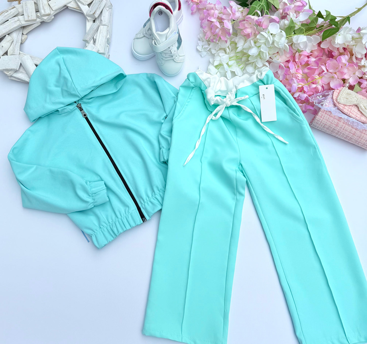 Mint Teddy hoodie