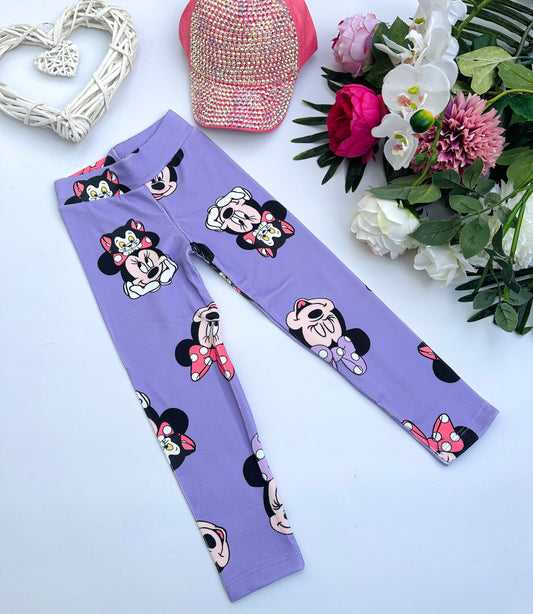 Lilac Minnie leggings 2