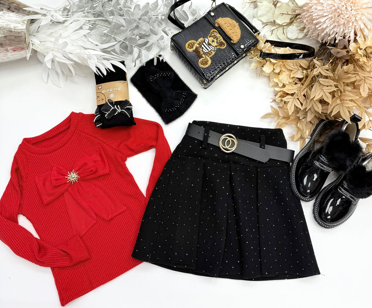 Black sparkle skirt