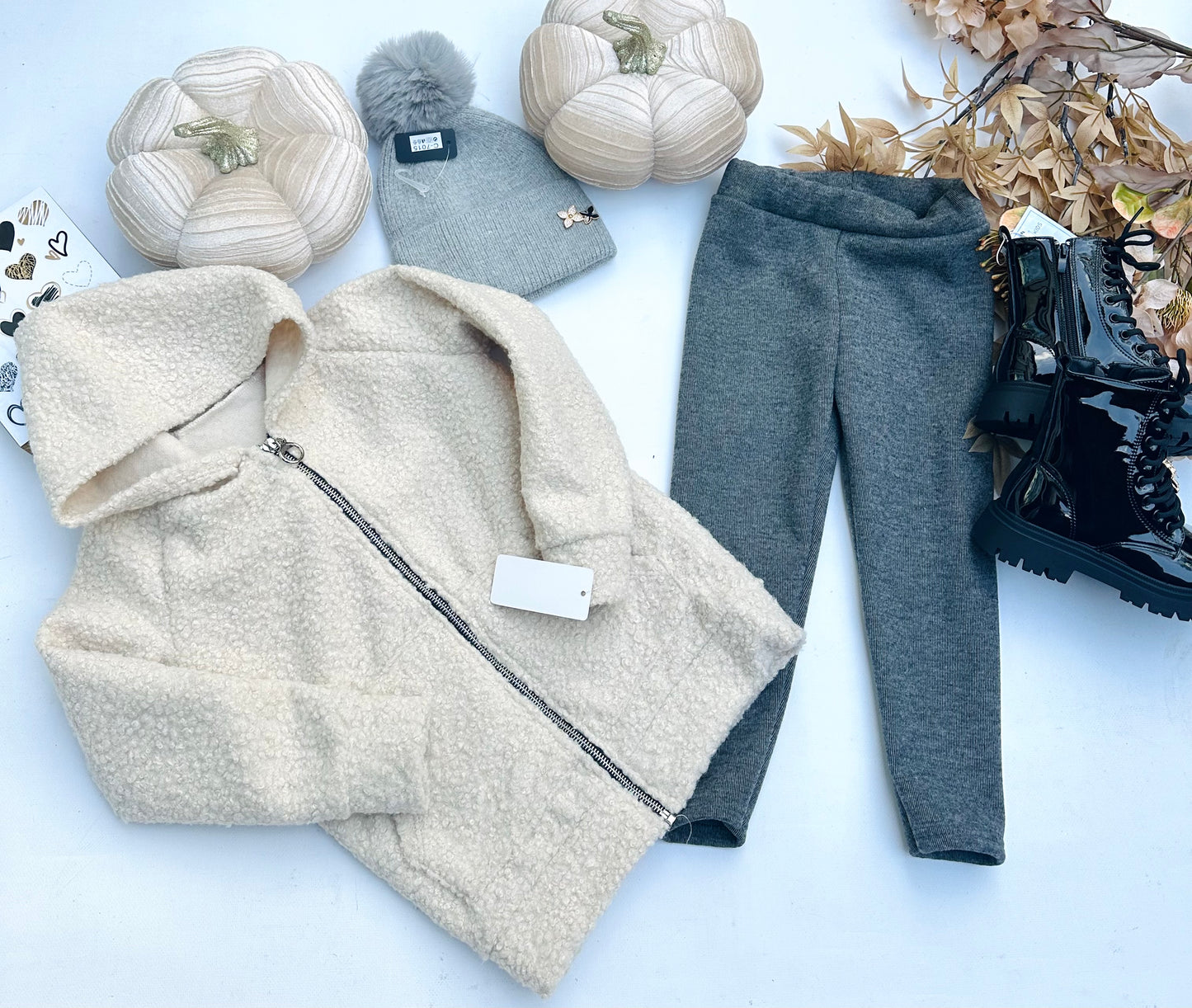 Grey warm leggings