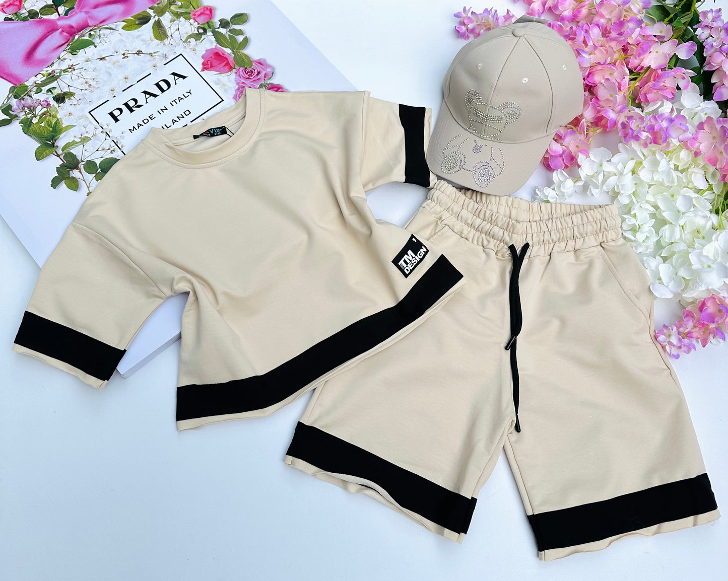 Beige summer set