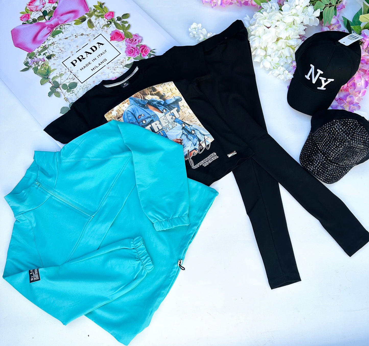Sky blue hoodie
