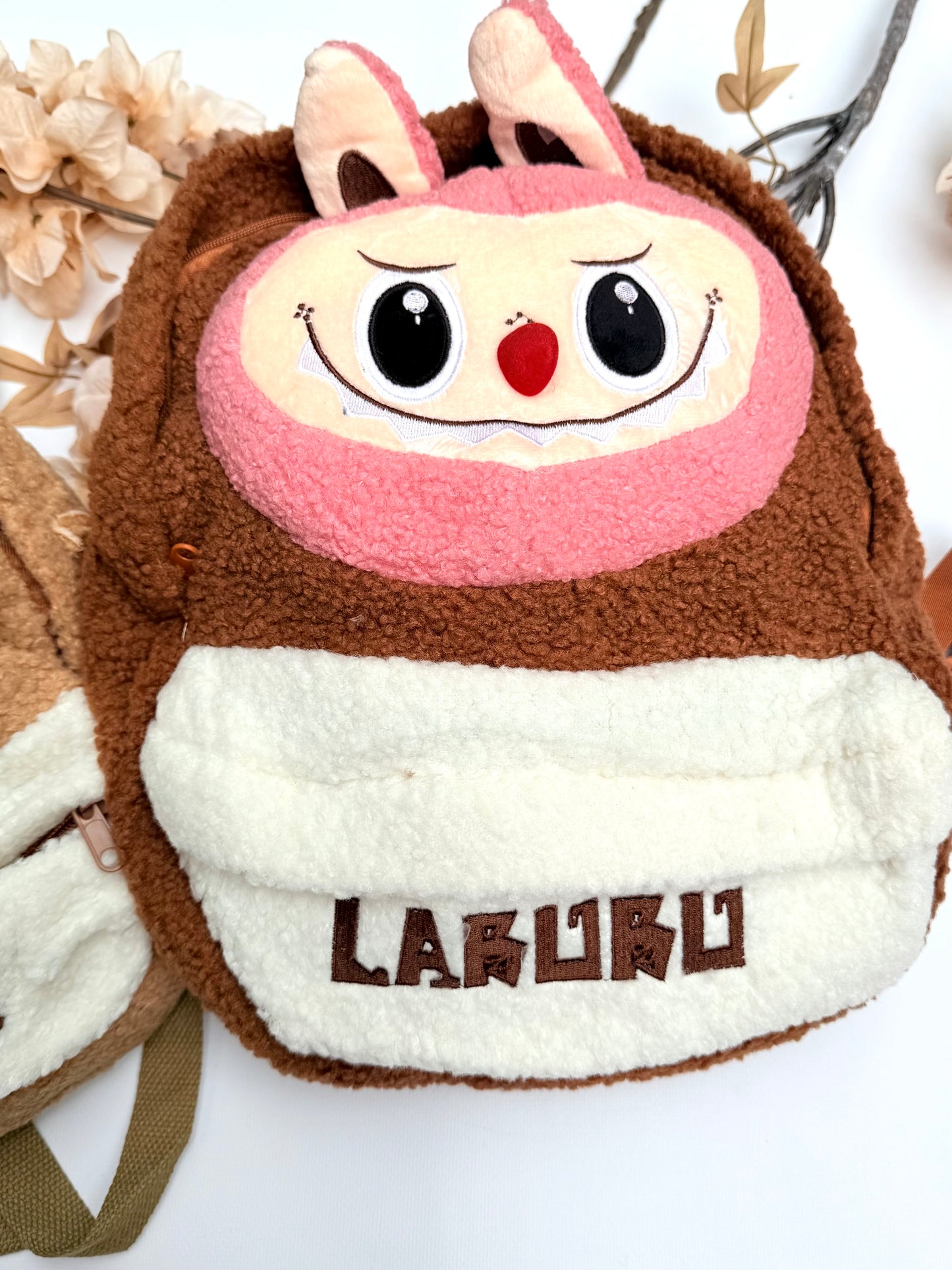 Fluffy backpack