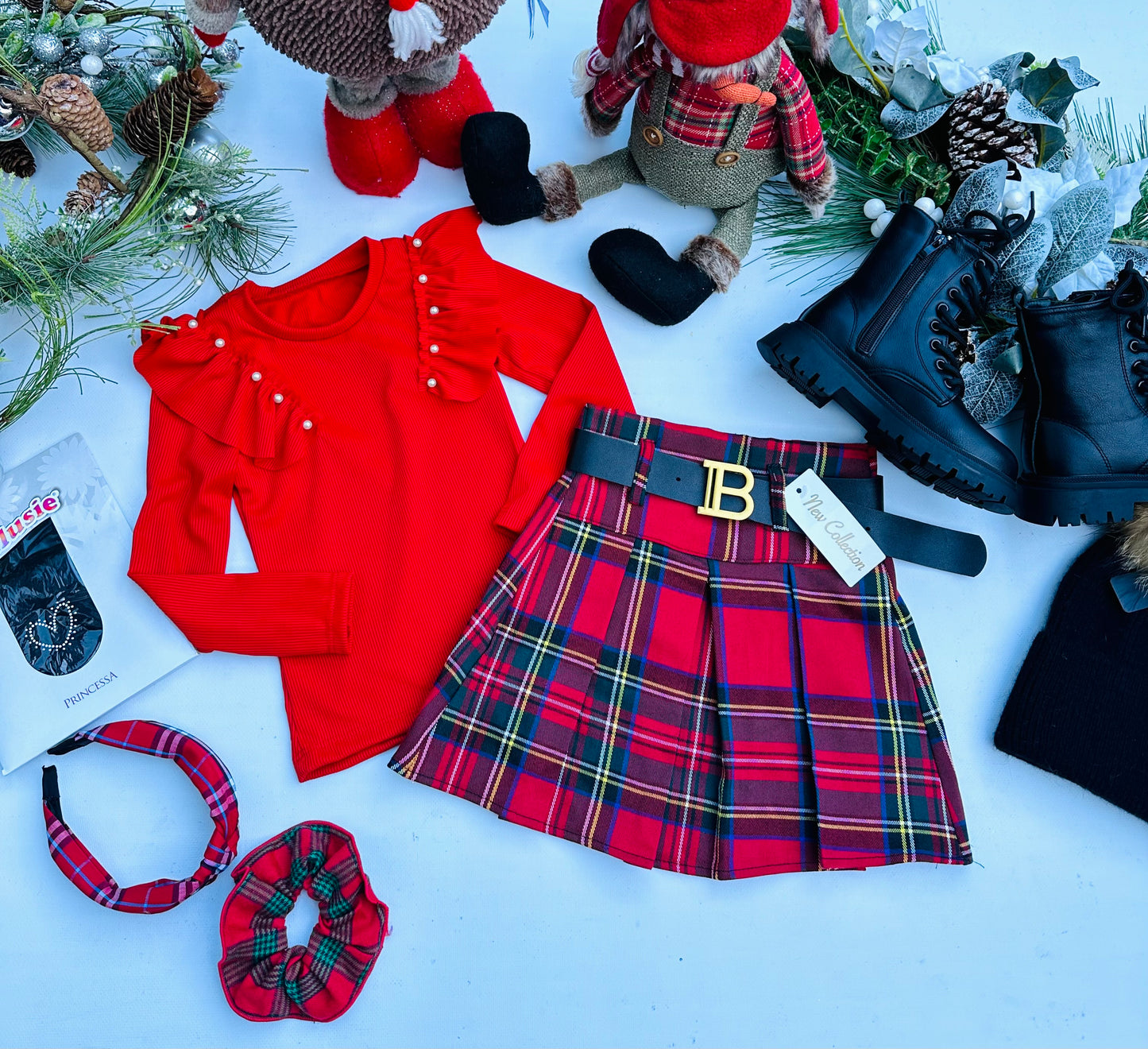 Tartan skirt