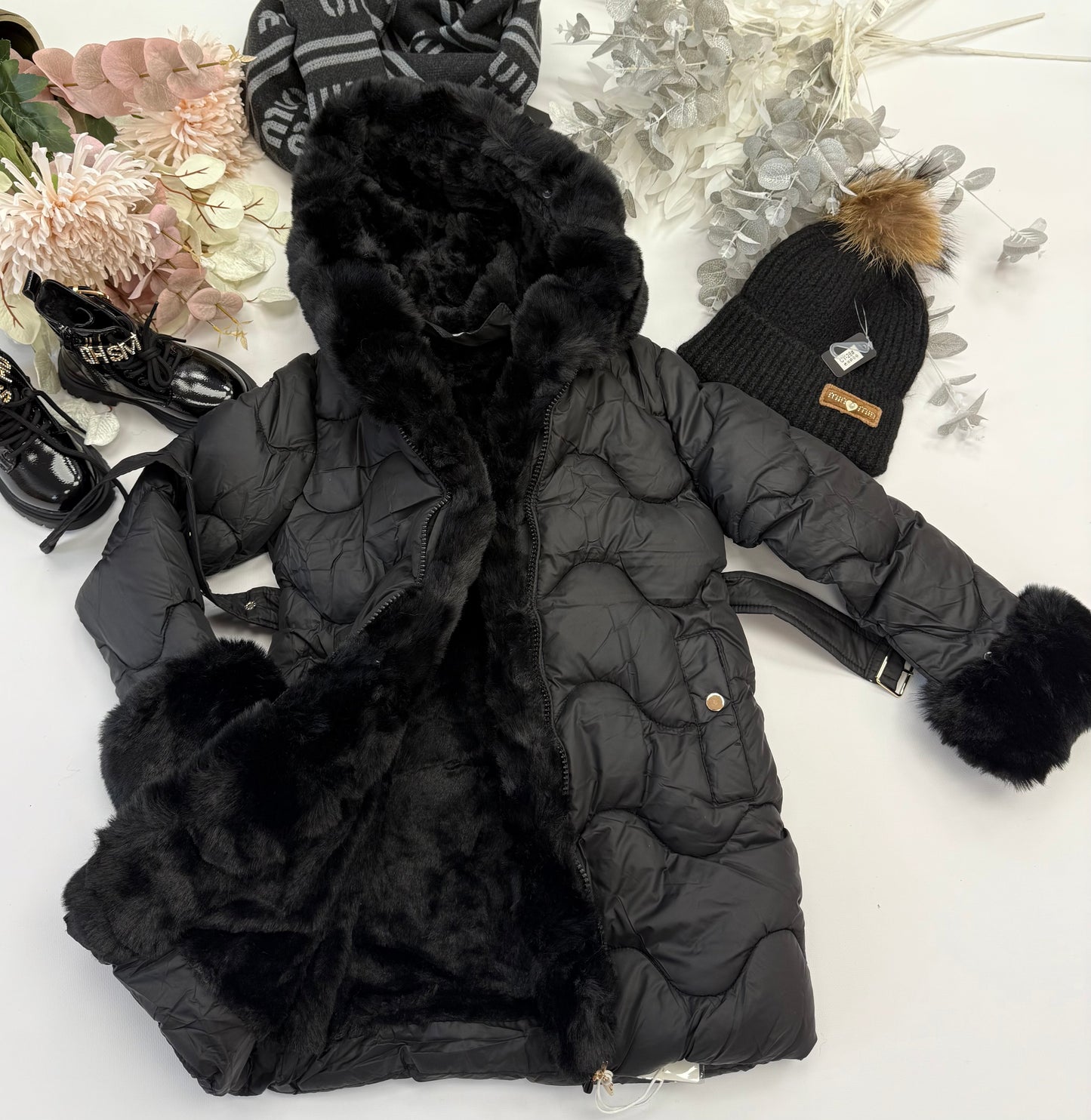 Black winter jacket