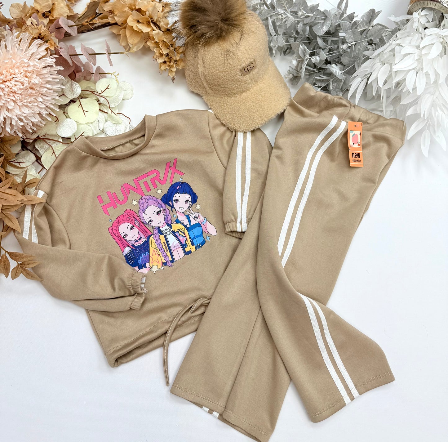 Beige tracksuit