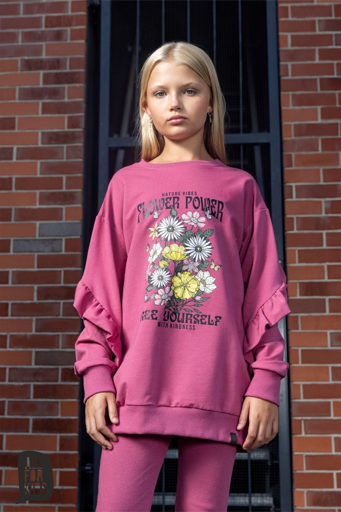 Pink flower set