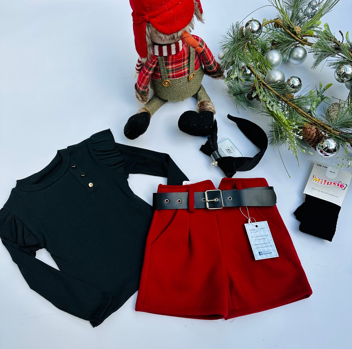 Black button top no