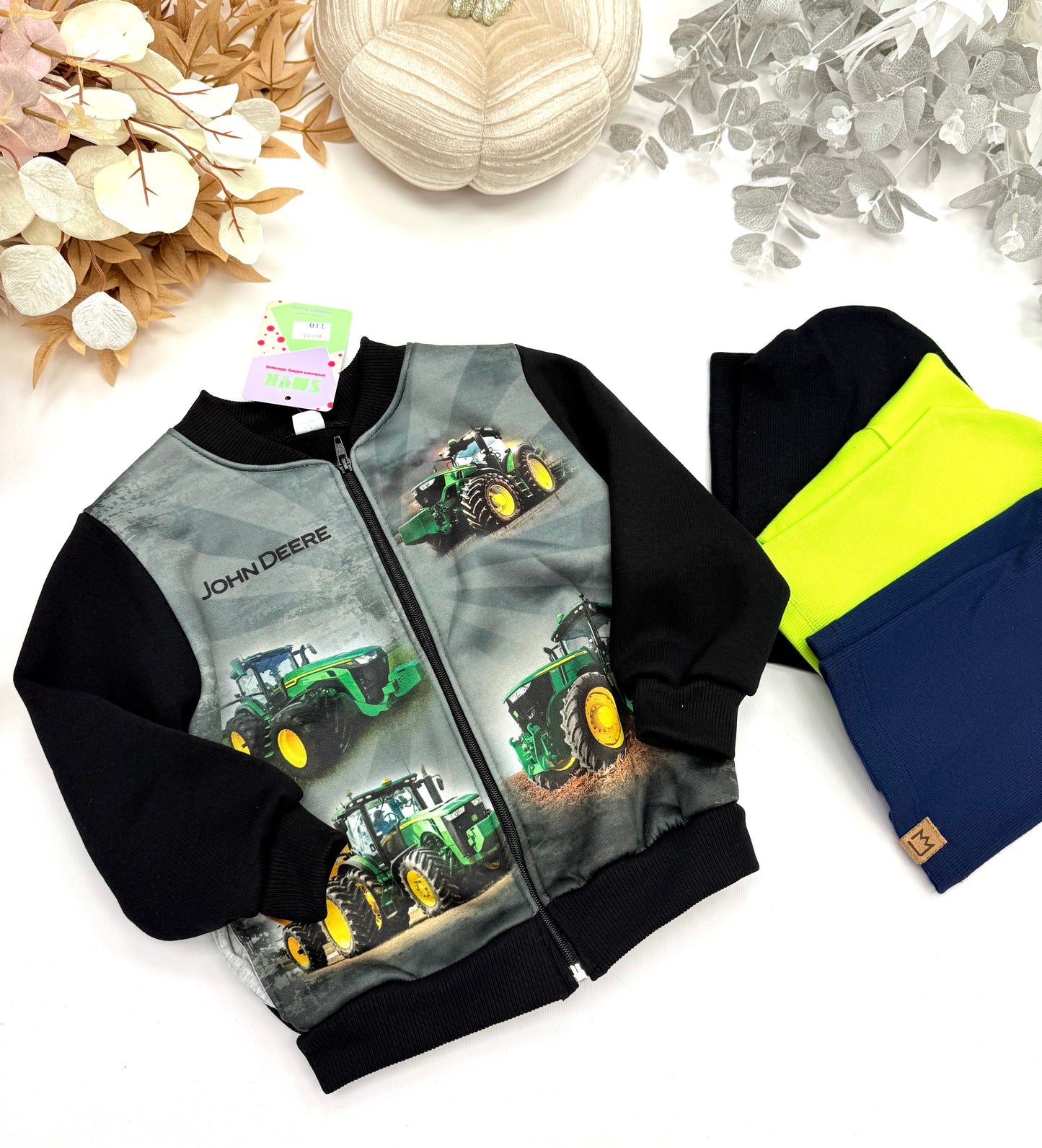 Tractor warm zip top