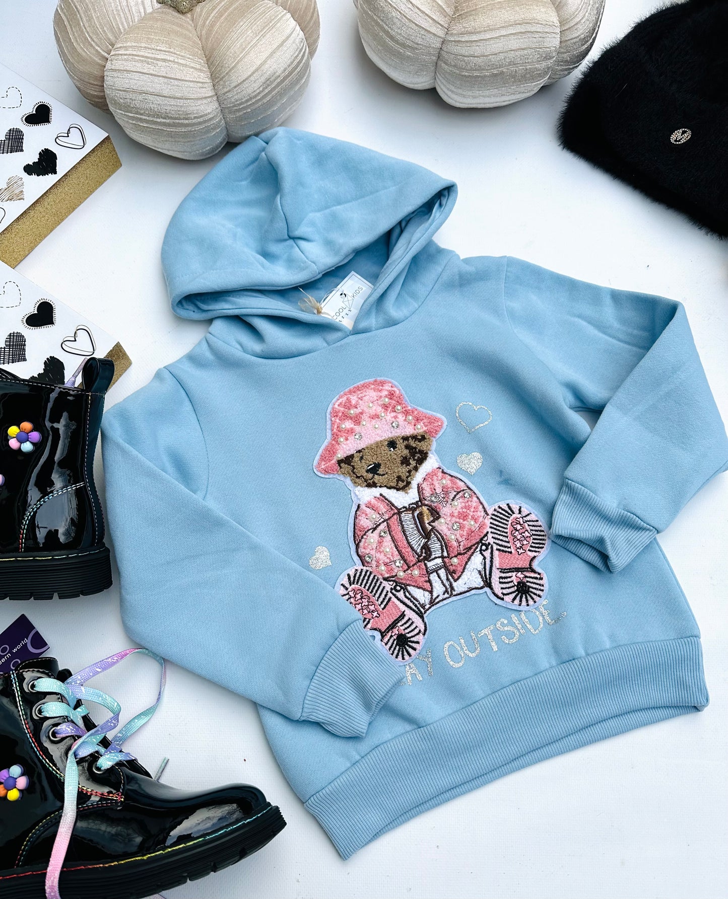 Blue Teddy hoodie