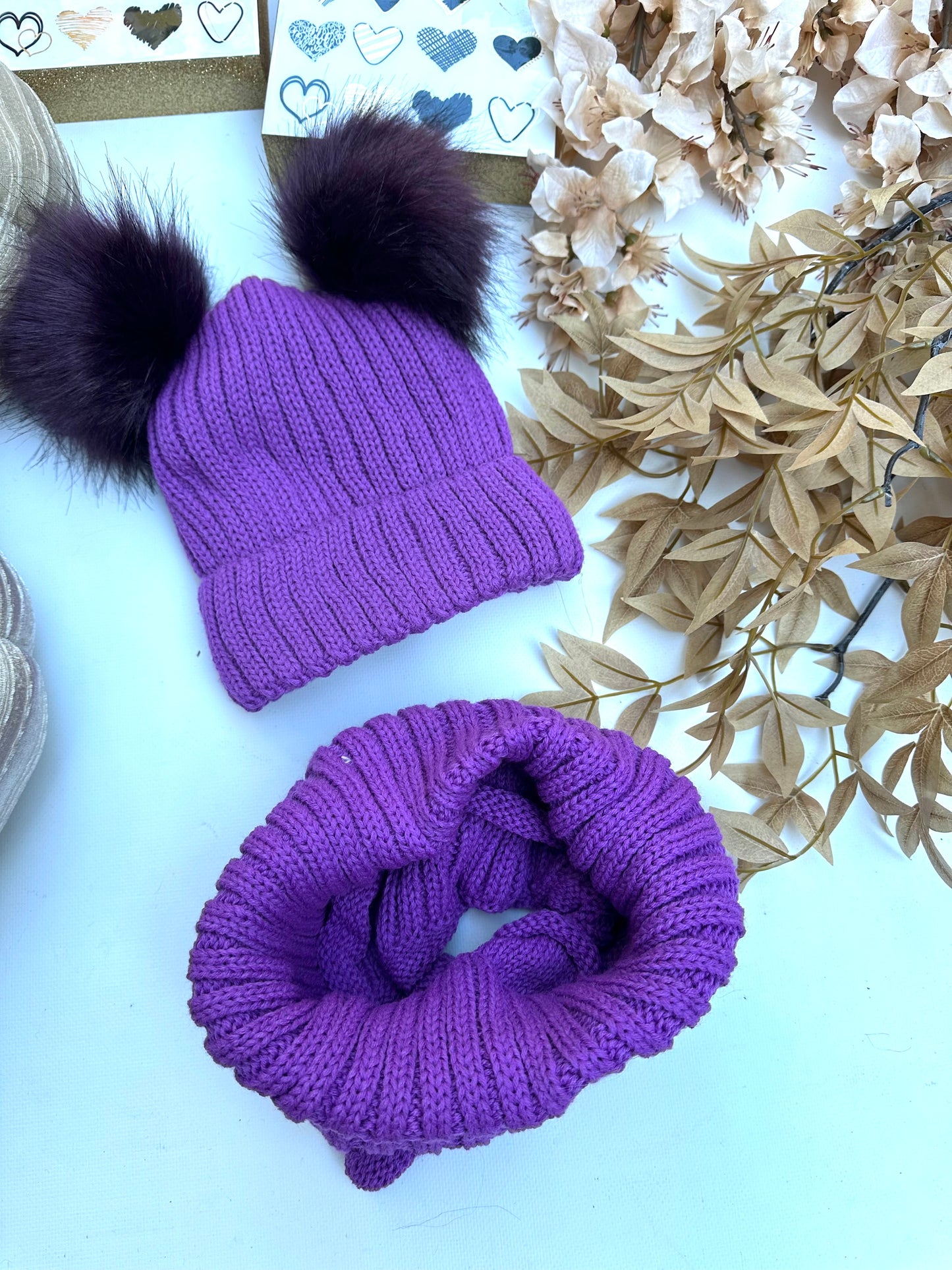 Winter sets ( hat and snood )