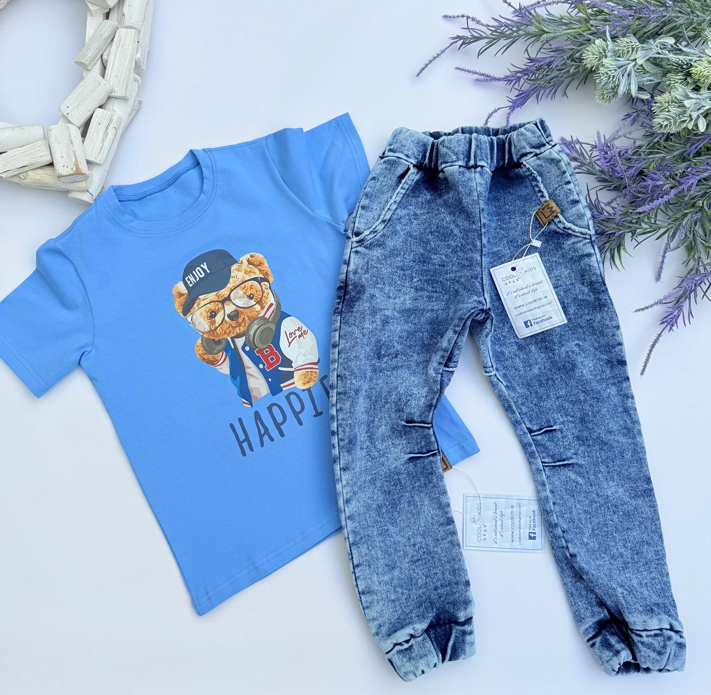 Blue Teddy t shirt