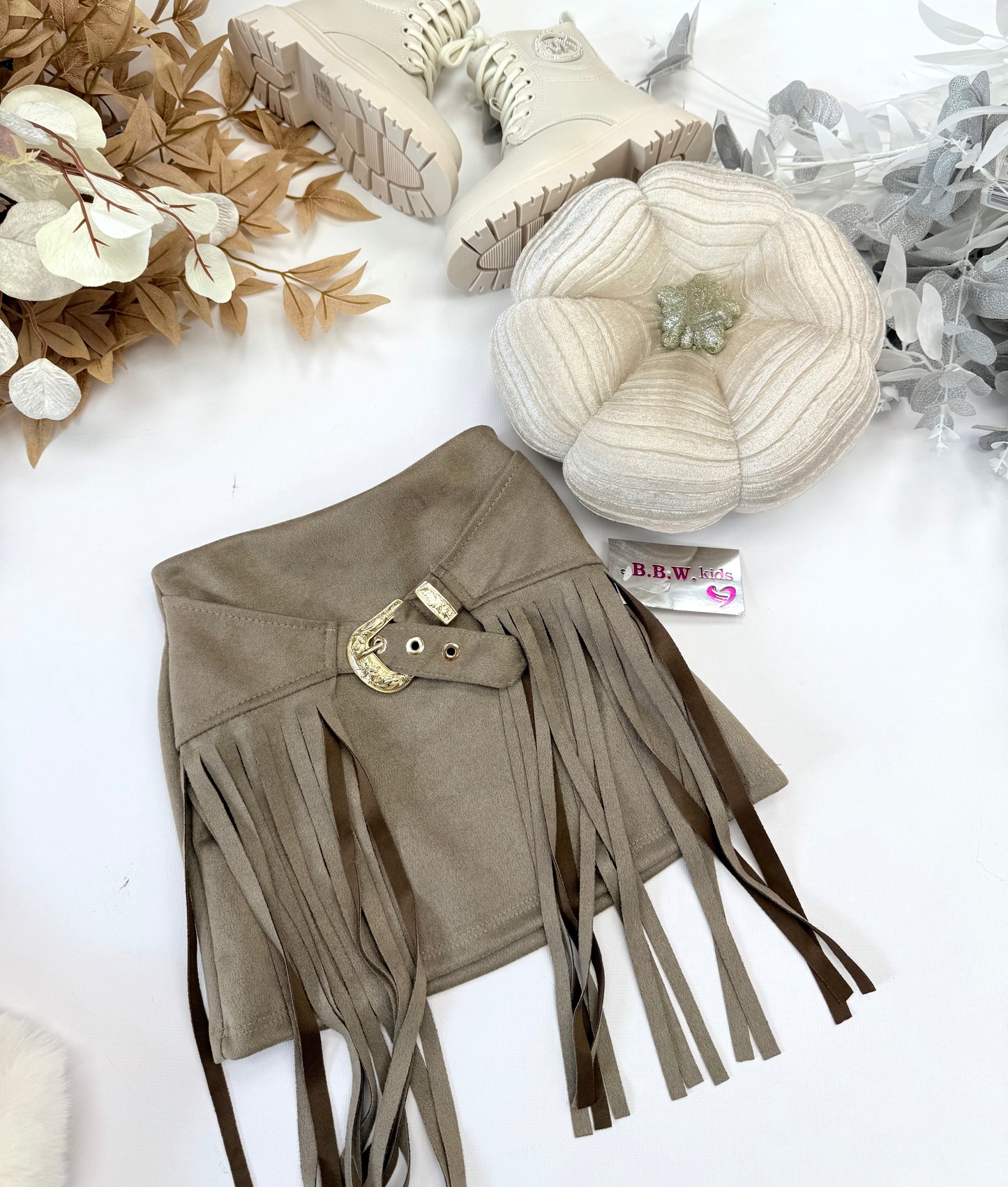 Beige skirt